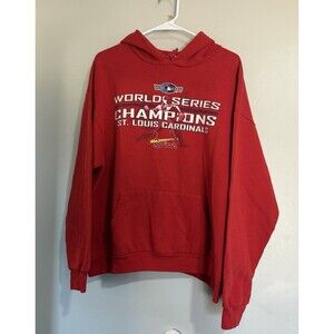 Vintage Y2K 2006 St. Louis Cardinals World Series Champions Hoodie Men's MLB